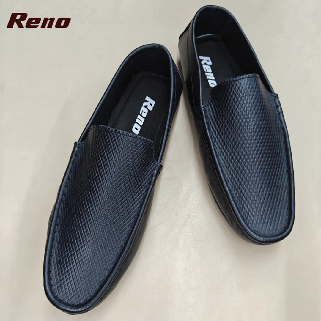 Reno Leather Loafer-Black-RL3120